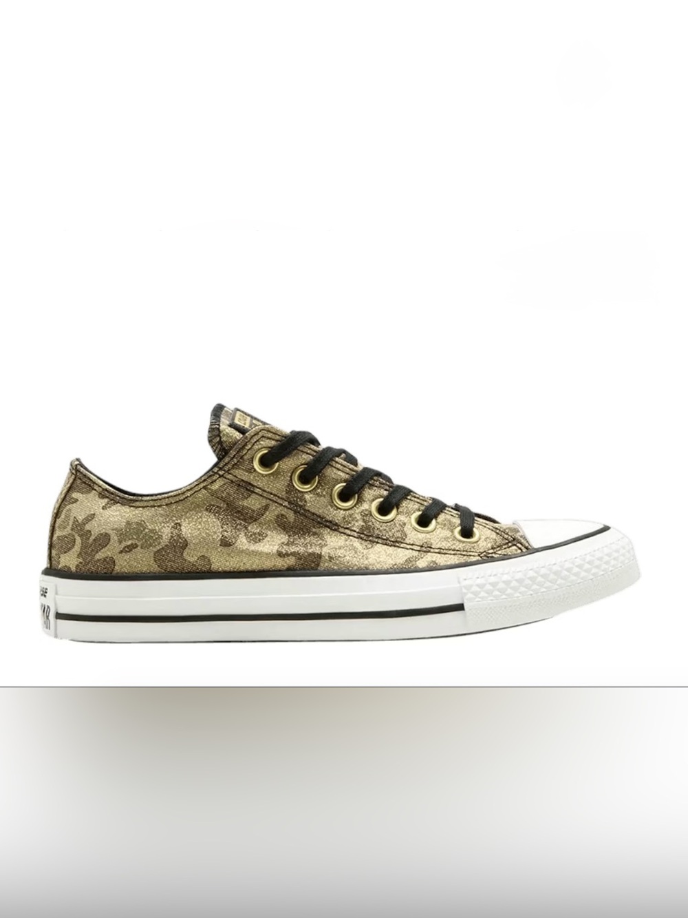 Limited-release Converse Womens Chuck Taylor 'Camo Glitter' low sneakers